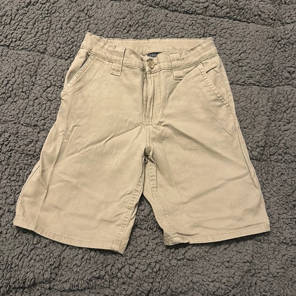 Cambridge classic boys size 8 adjustable waist khaki uniform approved shorts - Picture 1 of 3